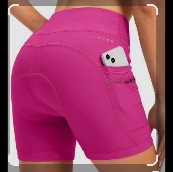 Bikewa Womens Sz M 4D Padded Bike Shorts Riding Spin Cycling Shorts - Picture 6 of 12